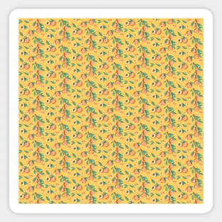 Peaches Pattern Sticker